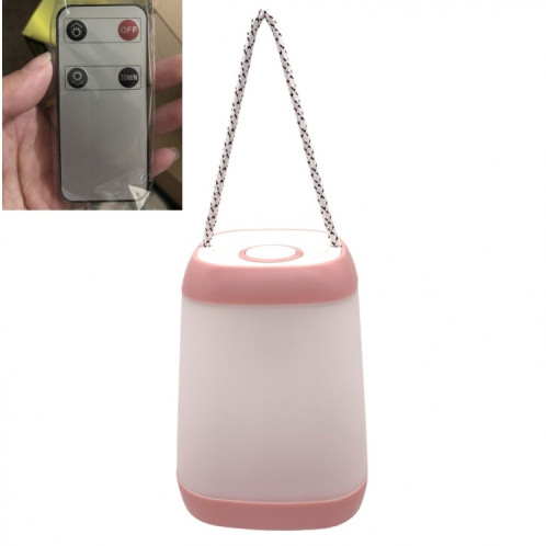 Lampe de chevet portative de protection des yeux d'allaitement pour bébé, style: télécommande (rose) SH403A316-37