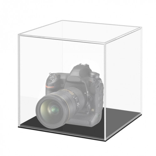Grande boîte de comptoir de vitrine en plexiglas en acrylique transparent 24x24x24cm SH28011520-36 Grande boîte de comptoir de vitrine en plexiglas en acrylique transparent 24x24x24cm SH28011520-36