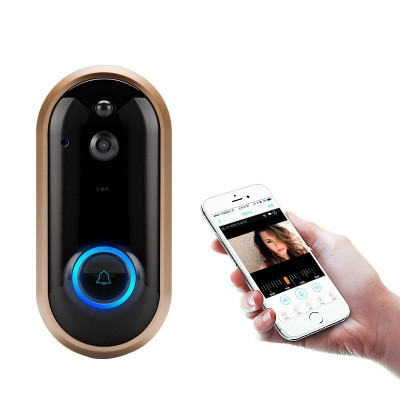 1080P Smart WiFi sonnette interphone anneau vidéo IR entrée porte alerte sans fil carillon de sécurité alarme de porte avec caméra SH48461494-37