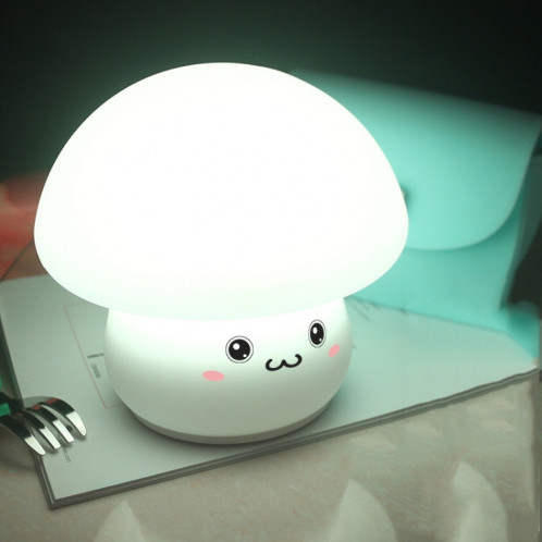 Lampe de table de chevet de chevet de nuit de champignon coloré en silicone, source d'alimentation: 0,8 W (champignon obéissant) SH701D1084-310