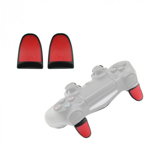 2 paires de boutons étendus de manette de jeu Boutons L2R2 adaptés à PS4 (rouge) SH401A510-34