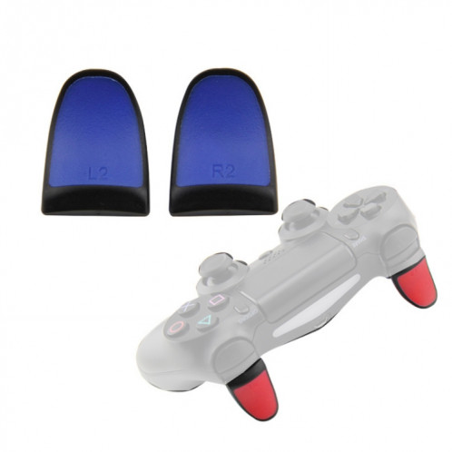 2 paires de boutons étendus de manette de jeu Boutons L2R2 adaptés à PS4 (bleu) SH401B1194-34