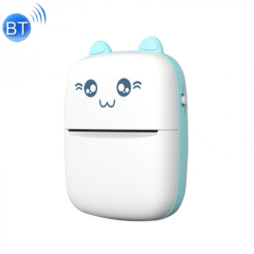 Mini imprimante thermique portable Imprimante photo Bluetooth Imprimante de collections d'erreurs de devoirs d'étudiant (Version anglaise Bleu) SH001A511-36