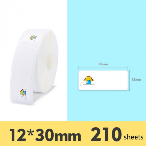 Autocollant d'étiquette de ménage d'étiquette de prix de produit de papier d'étiquette thermique pour NIIMBOT D11 (vaisseau spatial étranger) SH601I1802-38