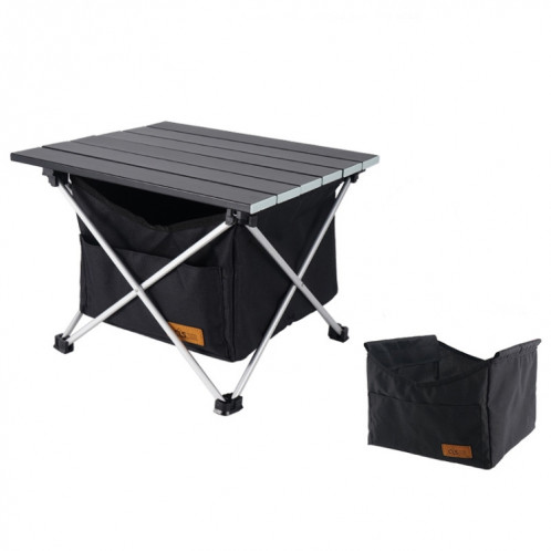 CLS Outdoor Pliant Table De Pique-Nique Rangement Sac Suspendu Portable Poche De Rangement Invisible Poche Suspendue, Style: Table Noire + Petite Poche SH0503761-310