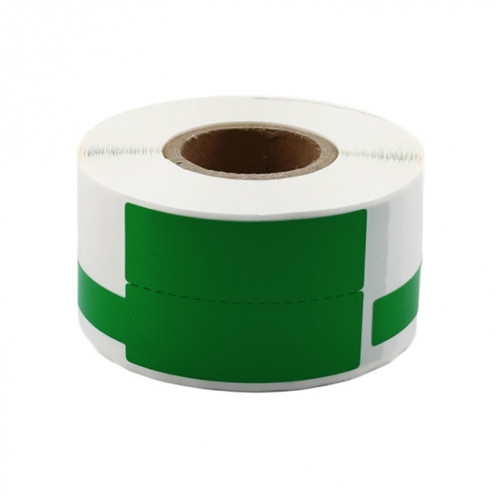 Étiquette de câble de papier d'impression pour étiqueteuse NIIMBOT B50 (03F-Green) SN701J1021-38