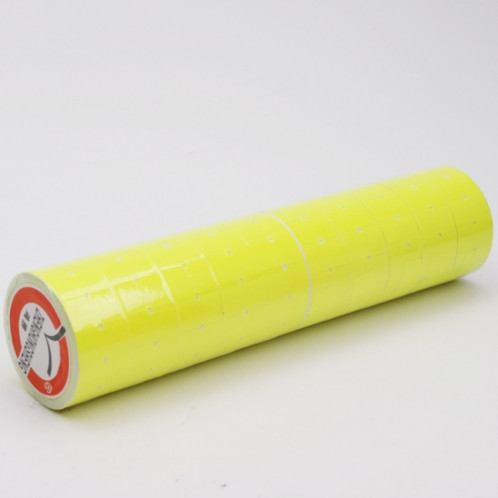 A400 3 PCS Papier de codage couleur Papier d'étiquette de prix de supermarché (jaune) SH001C1199-311