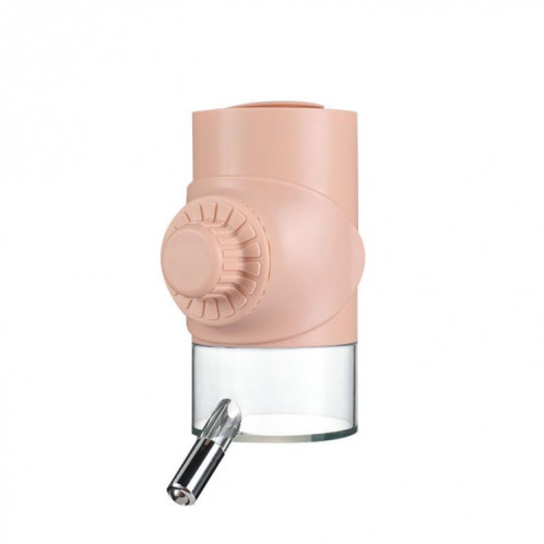 Abreuvoir à boules pour animaux de compagnie Abreuvoir pour chien suspendu Cage suspendue Tasse d'eau pour animaux de compagnie 500ML (poudre de cerise) SH101C675-39