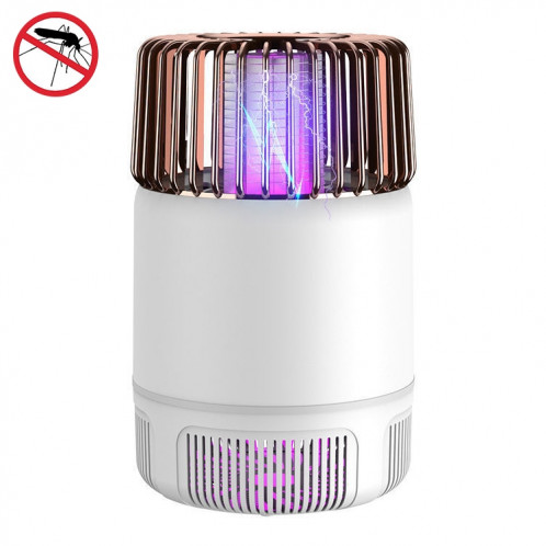 Photocatalyseur USB Mosquito Killer Choc électrique deux en un Mosquito Killer Or blanc (choc électrique + aspiration) SH640169-37