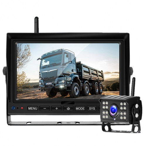 7 pouces Numérique sans fil Inverser Image 1080P Vidéo Système de surveillance de camion Système de conduite Simple Road + 1 nuit caméra vidéo SH1401476-37