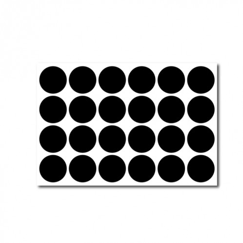 50 Ensembles Stickers de bouteille de stockage amovible imperméable PVC Sticker Blackboard Easy à Effacement 24pcs / Set 250x170mm SH16051681-35
