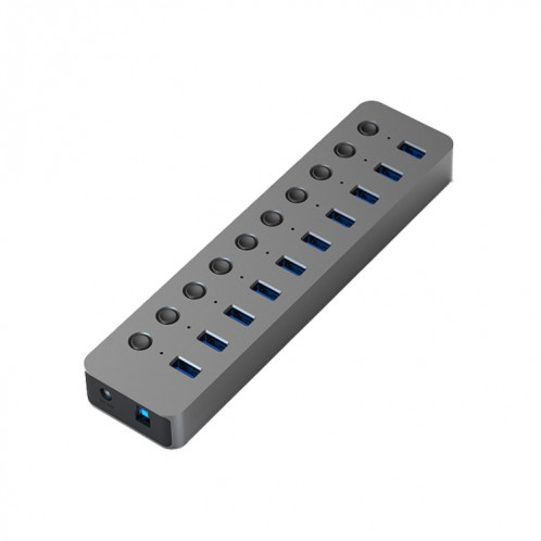 Splitter USB Blueend ITB Alliage Alliage QC Expander à charge rapide, Nombre d'interfaces: 10 ports (12V4A Power) SB76021884-37
