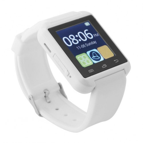 Montre-bracelet intelligente multifonction portable Bluetooth V3.0 + EDR (blanc) SH601B1348-320