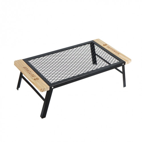 CLS en plein air pliant maille table camping table pliante table portable barbecue rack voiture camping-car (noir) SH001A1004-37