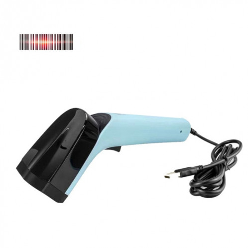 Scanner de code à barres de poche avec stockage, modèle: filaire en deux dimensions SH57031931-37