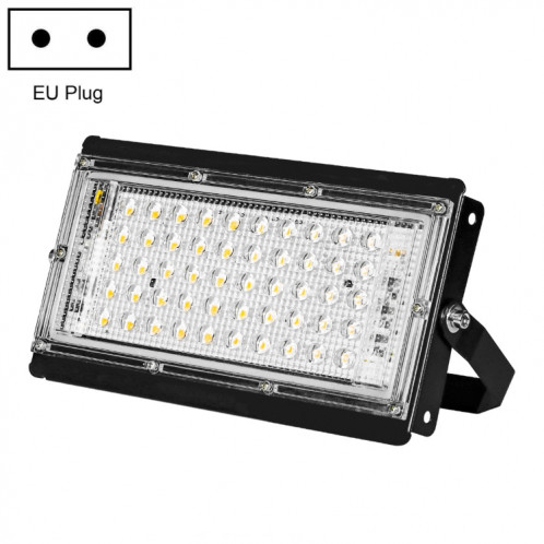 Lampe de plante à LED Spectroscopie pleine spectroscopie étanche Lampe de croissance des plants de plants de remplissage de légumes, Puissance: UE Plug 50 Perles 50W (lumière rose) SH001A268-37
