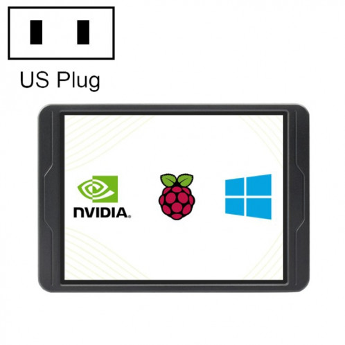 Waveshare 8 pouces 2K IPS 1536 × 2048 écran tactile en verre trempé à liaison optique, prise: prise US SH8601850-37