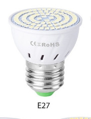 Projecteur d'économie d'énergie ménager à foyer en verre avec concentration de lampe à LED, puissance: 7W E27 60 LED (blanc chaud) SH008A1532-39