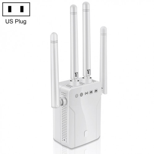 Amplificateur d'extension de signal sans fil WiFi 95B 300M 300M (Blanc Fiche américaine) SH801D1522-39