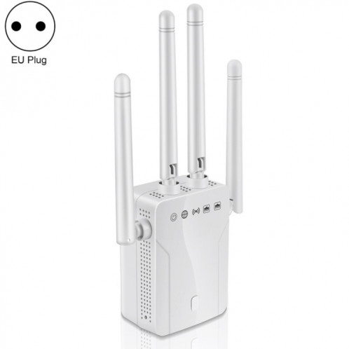 Amplificateur d'expansion du signal sans fil WiFi 95B 300M 300m (Blanc Fiche UE) SH801E380-39