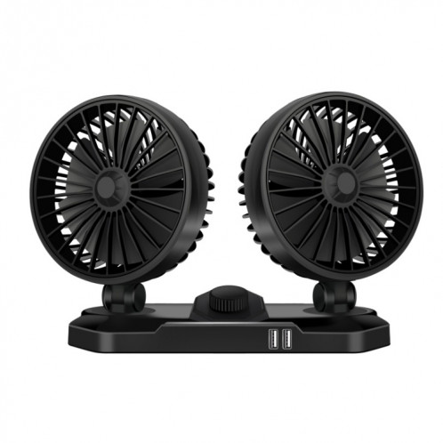 F558 avec téléphone portable USB Chargage Ventilateur de voiture 12 / 24V Camion de voiture Double tremblant Tête de la tête (double tête 24v) SH701B1173-37