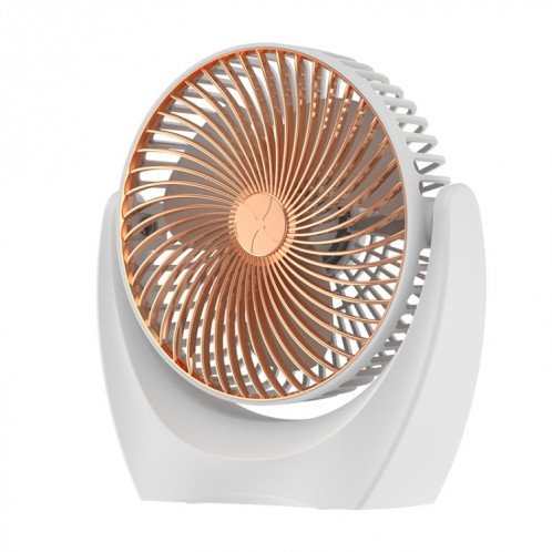 Ventilateur de bureau USB Mini Dortoir Home Dortoir Ventilateur portable, Couleur: U Type (Gold) SH4004690-37