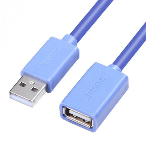 3 pcs Jasoz USB Mâle à femelle Câble d'extension de coeur en cuivre sans oxygène, couleur: bleu foncé 5m SH481250-37