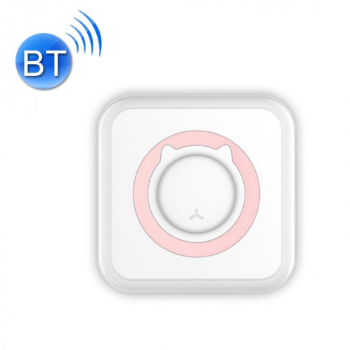 Poche pratique Mini imprimante Étudiante Mauvaise Question Thermal Bluetooth Mobile Téléphone Photo Données photo Imprimante (rose) SH201B1431-37