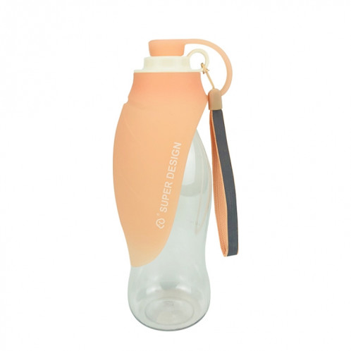 Chien d'alimentation pour animaux de compagnie hors tasse de tasse d'eau à bascule en plein air de grande capacité (orange) SH501D969-37