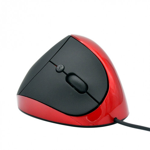 JSY-05 6 Touches Wired Vertical Souris Ergonomie Souris Optique Brace (Rouge) SH001B991-37