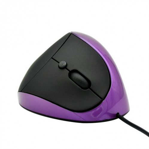 JSY-05 6 KEYS Souris verticale câblée ergonomie Souris optique de la souris (violet) SH001C164-37