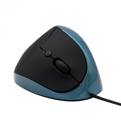 JSY-05 6 Touches Wired Vertical Souris Ergonomie Souris optique Brace (Bleu) SH001D409-37