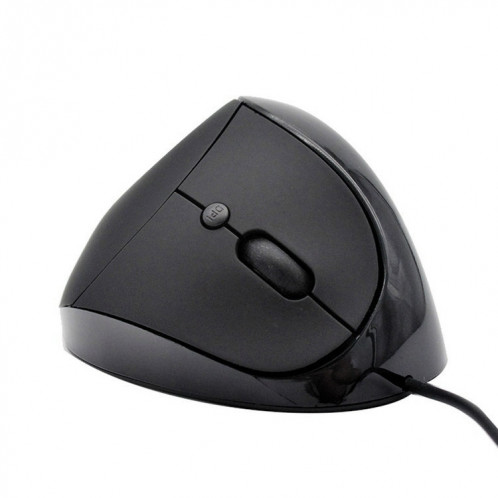 JSY-05 6 Touches Wired Vertical Souris Ergonomie Souris optique Brace (Noir) SH001E76-37