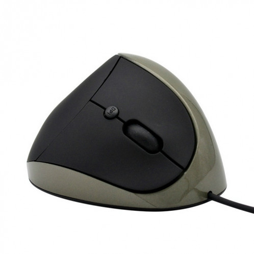 JSY-05 6 Touches Wired Vertical Souris Ergonomie Souris optique Brace (gris argenté) SH001F1509-37