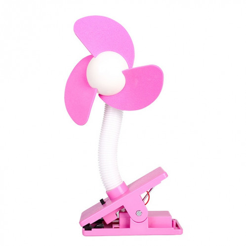 Ventilateur de poussette portable 360 degrés clip mini ventilateur (Rose Eva) SH401C1009-37