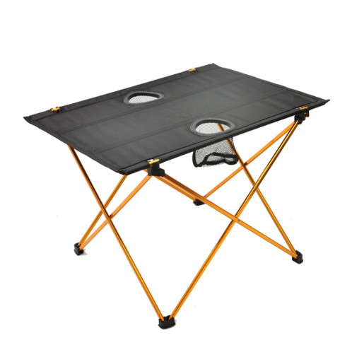 8249 Table de pliage en aluminium ultra léger en plein air Petite table de pique-nique portable (orange) SH701C197-37