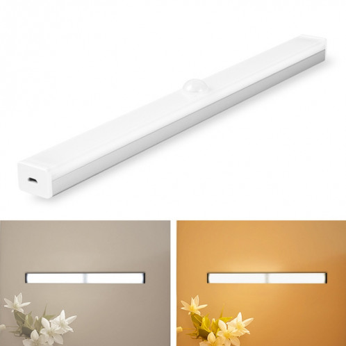 Lampe à induction de corps humain à LED Long Strip Chargements Cabinet Lampe Strip, Taille: 21cm (Argent et lumière chaude) SH603B1883-37