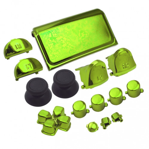 Bouton de galvanoplastie définie pour PS4 Slim (vert) SH001D1126-36