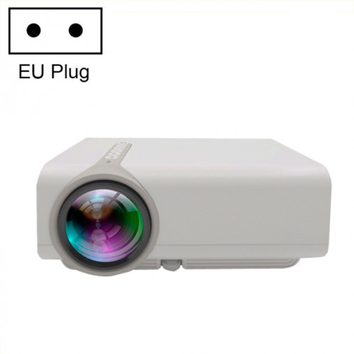 YG530 Home LED petit projecteur HD 1080P, Spécifications: Plug UE (blanc) SH702A430-37
