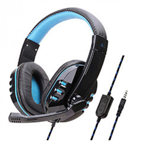 Casque d'ordinateur de jeu SOYTO SY733MV pour PS4 (Black Bleu) SS6303755-36