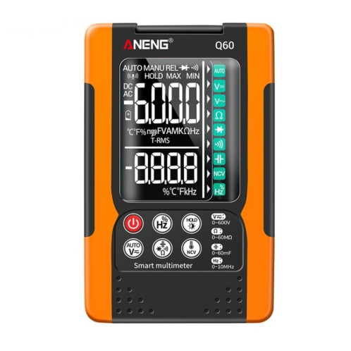 Multimètre numérique de haute précision de haute précision aneng, spécification: Q60 intelligent (orange) SA401B1111-36
