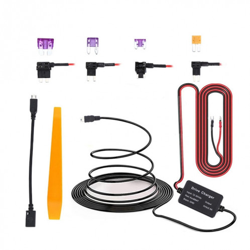 C301 12V à 5V CAR ACC prend des câbles d'électricité, modèle: Boucle + 4 x Take Appliance SH9701468-37