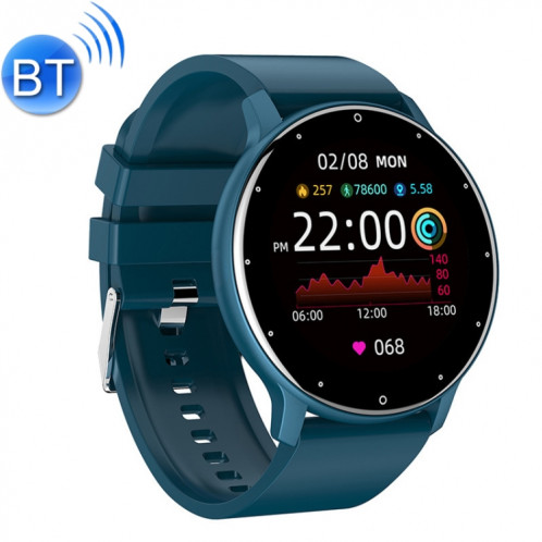 ZL02 Smart Carrelage Tendance artérielle Surveillance de l'oxygène Podomètre sportif Wireless Bluetooth Montre (Bleu) SH901A347-37