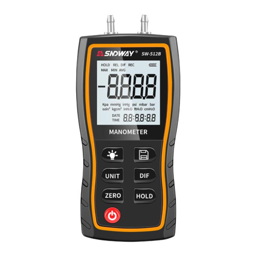 Manomètre différentiel numérique portatif SNDWAY SW-512B, testeur de pression négative SS43021885-311