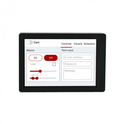 LISY PI ESP32 puce WIFI Bluetooth 3,5 pouces Écran tactile capacitif 5V Relais Port d'expansion USB (USB à TTL) SL301A578-37