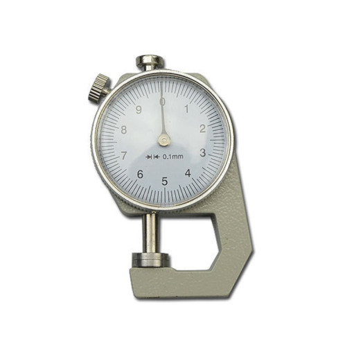 0-10 mm d'épaisseur de cadran jauge en cuir en papier épaisseur d'épaisseur Tester, modèle: tête plate SH10011485-35