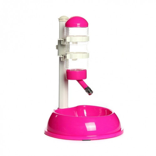 Dispensateur à eau automatique anti-skid et fuite pour animaux de compagnie (rouge rose) SH601C448-35