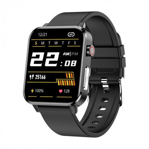Prêter e86 1,7 pouce de surveillance cardiaque surveillance de la montre Bluetooth intelligente, couleur: noir SL18021459-37