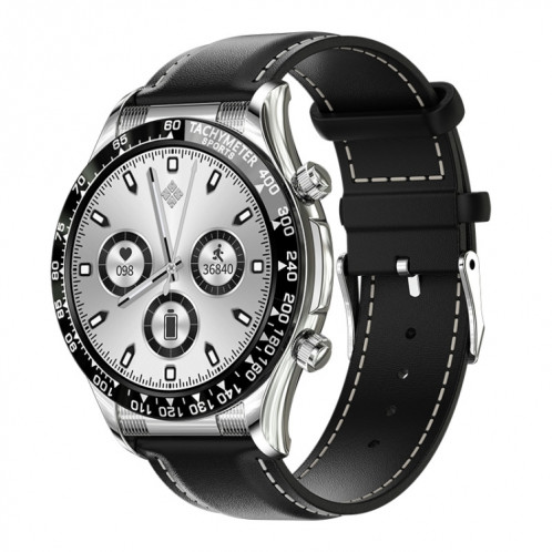 Prêter la montre d'appel Bluetooth Smart Pro Smart avec fonction NFC, couleur: cuir noir SL25041947-37