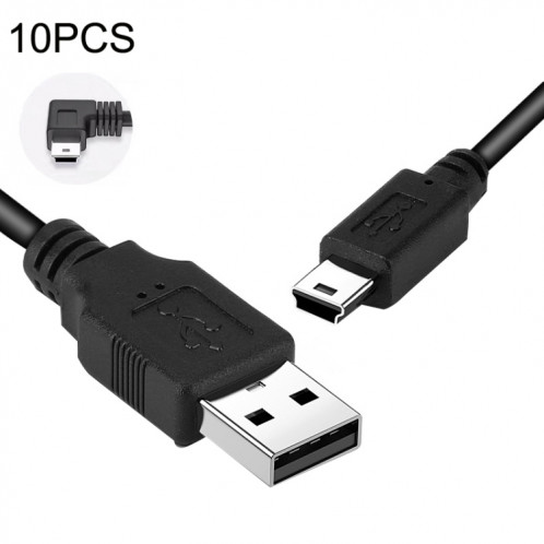 10pcs Driving Recorder Cord Cordon USB CHARGEUR DE BUCHE CHARGEUR, Style: 3,5 m + 1a (mini courbure gauche) SH802A1814-37